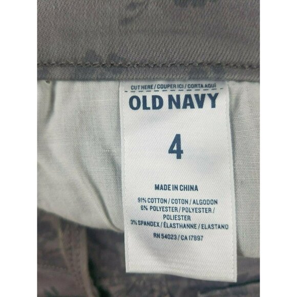Old Navy Rockstar Jeans Womens Size 4 Skinny Low Rise Gray Floral Print Denim - Picture 5 of 5